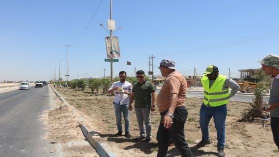 بلدية النجف الاشرف : تباشر بمشروع تأهيل مدخل المدينة الشمالي والجنوبي
