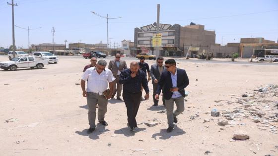 استعداداً لرفع الحظر عن ملاعب النجف الاشرف مدير البلدية والتخطيط العمراني يجريان كشف مشترك لوزارة الشباب والرياضة لتحديد مسارات ملعب النجف الدولي والمسبح الاولمبي
